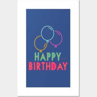 Happy Birthday Posters and Art